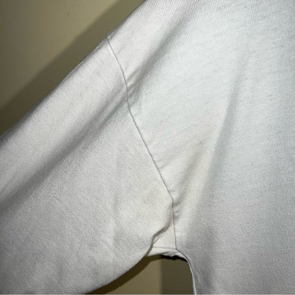 VINTAGE UNIVERSITY OF ARKANSAS collegiate lightweight 3/4 sleeve button up tee M - Picture 4 of 5